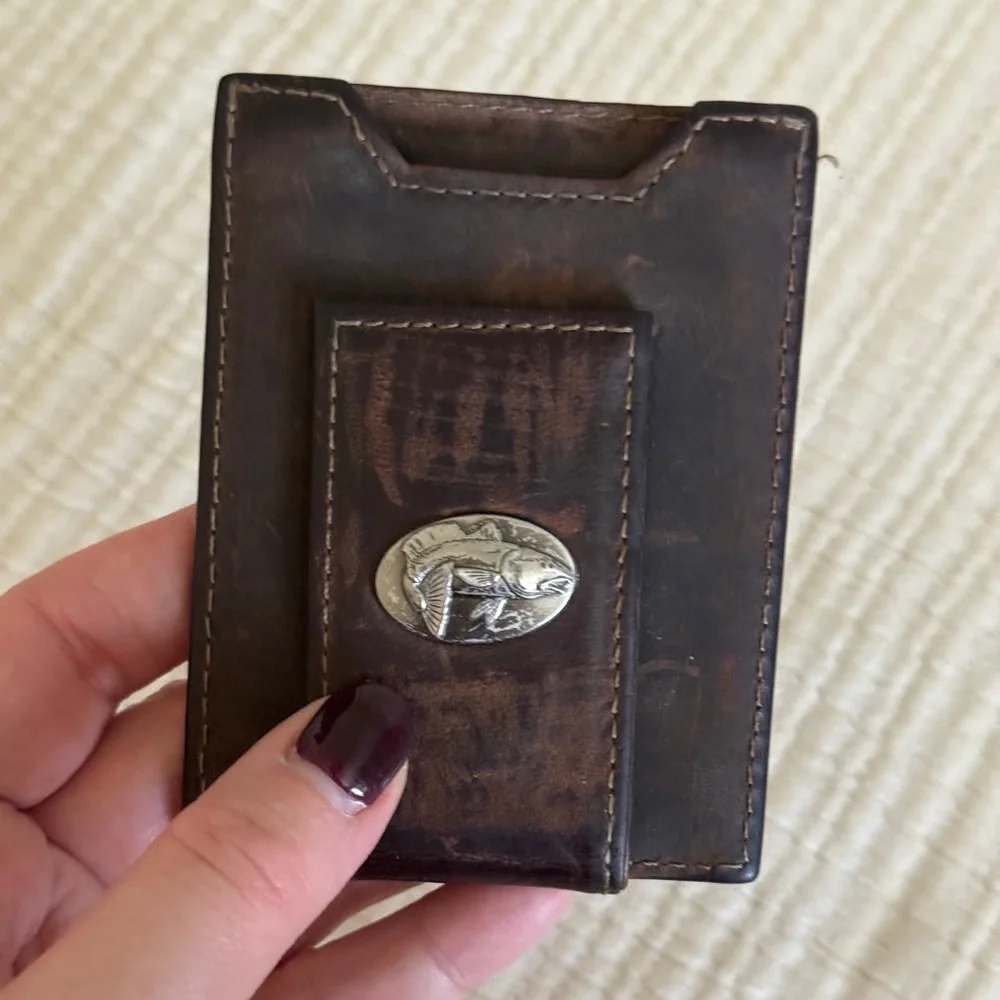 Zep-Pro Bass Leather MoneyClip